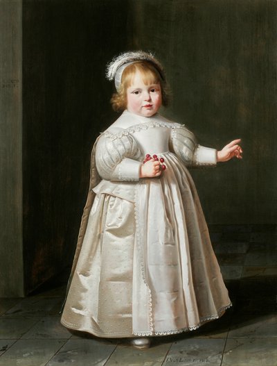 Portrait of Willem van der Muelen, Age 3, 1634 by Johan Cornelisz van Loenen